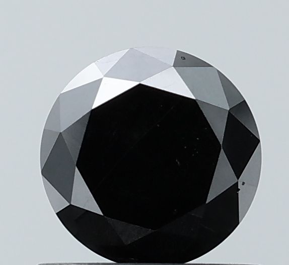 0.88 Carat Round Diamond Black VS1
