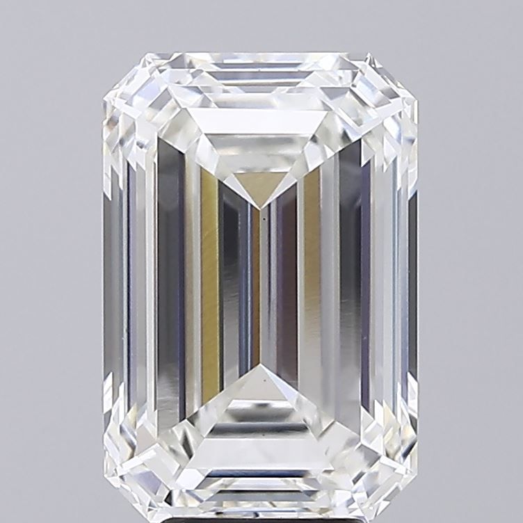 6.09 ct. emerald Lab Grown Diamond front image