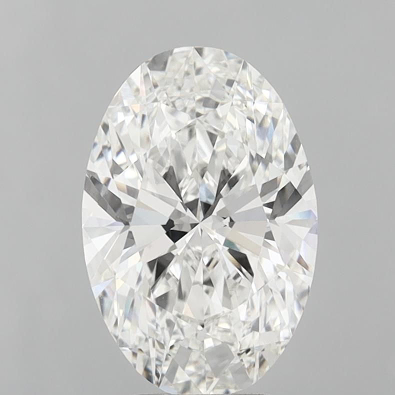 5.09 ct. oval Lab Grown Diamond front image