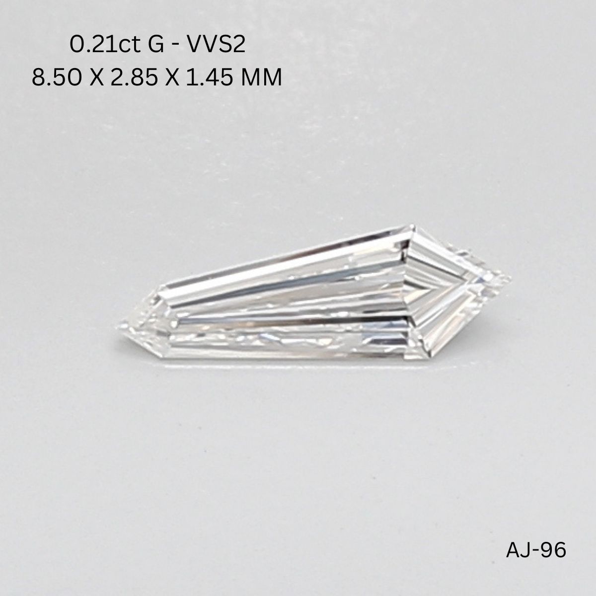 0.21ct Shield G VVS2
