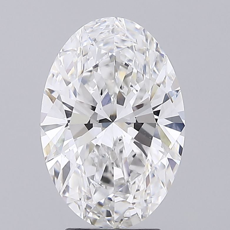 4.02 ct. oval Lab Grown Diamond front image