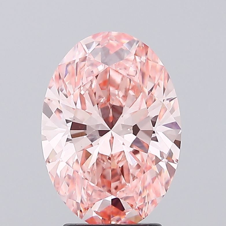 3.30 ct. oval Lab Grown Diamond front image