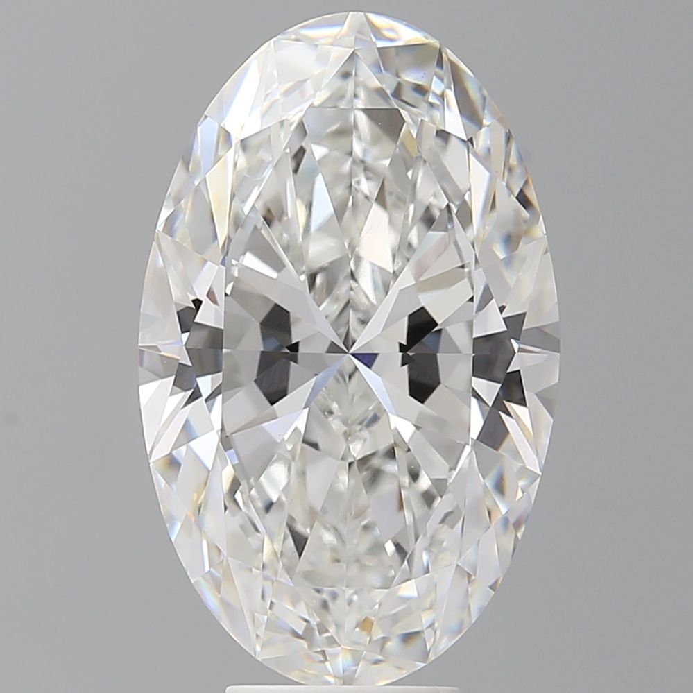 7.58 ct. oval Lab Grown Diamond front image