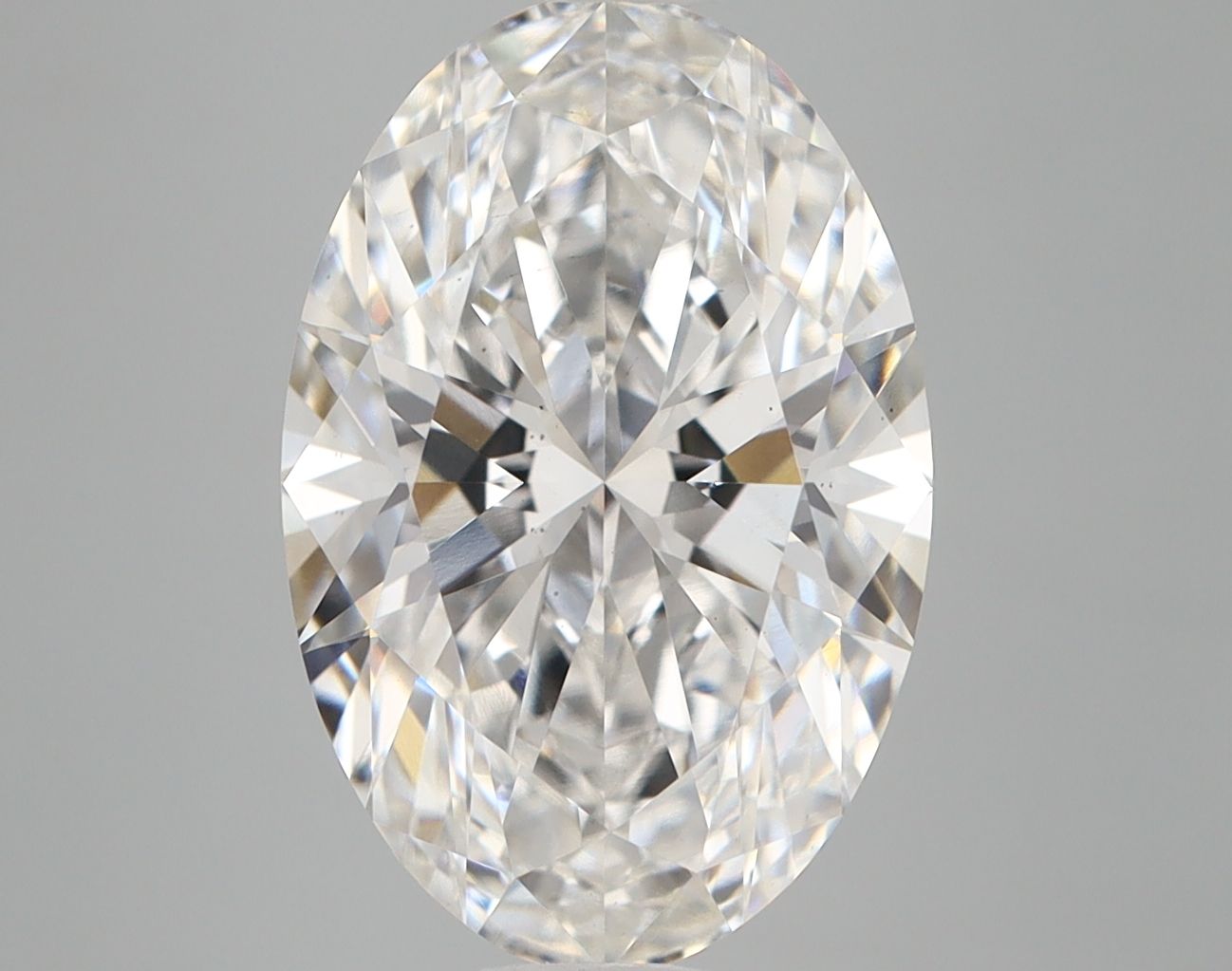 5.00 ct. oval Lab Grown Diamond front image