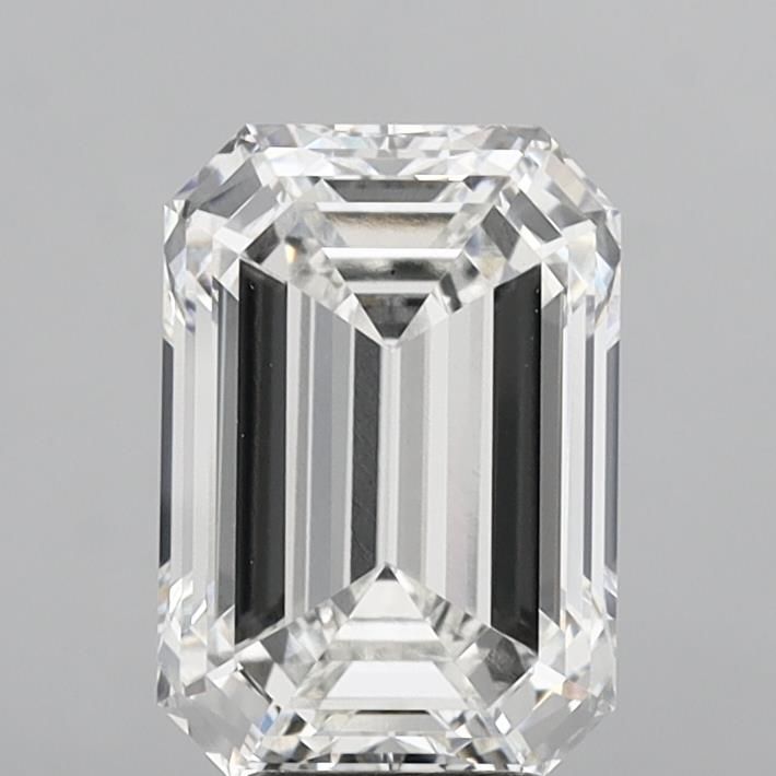 6.09 ct. emerald Lab Grown Diamond front image