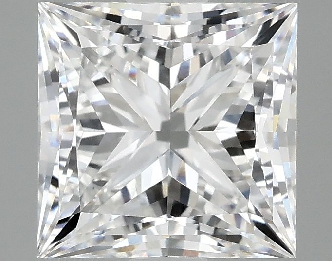 2.10 ct. princess Lab Grown Diamond front image