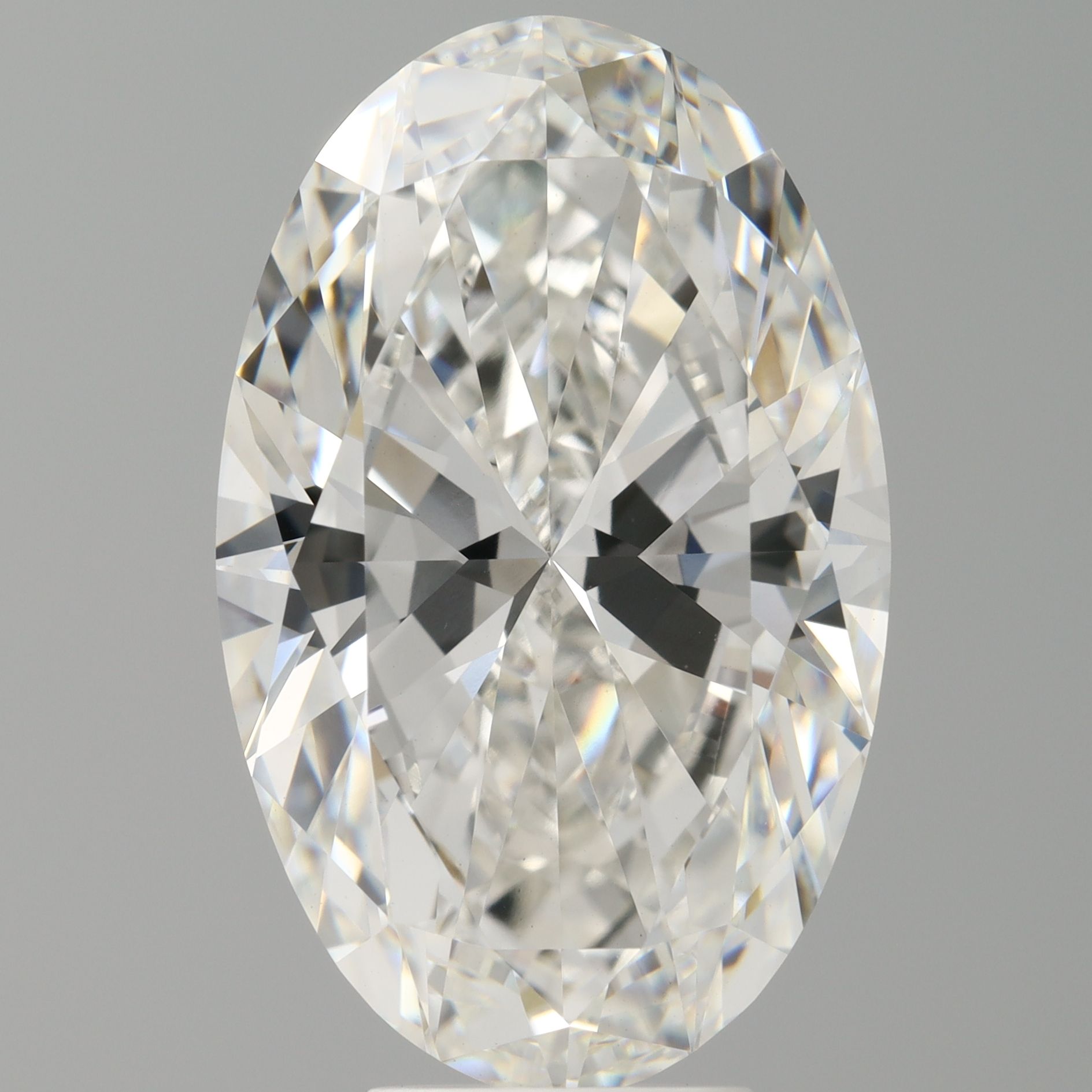 7.02 ct. oval Lab Grown Diamond front image