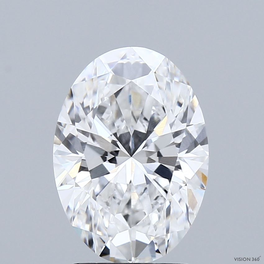 2.75 ct. oval Lab Grown Diamond front image