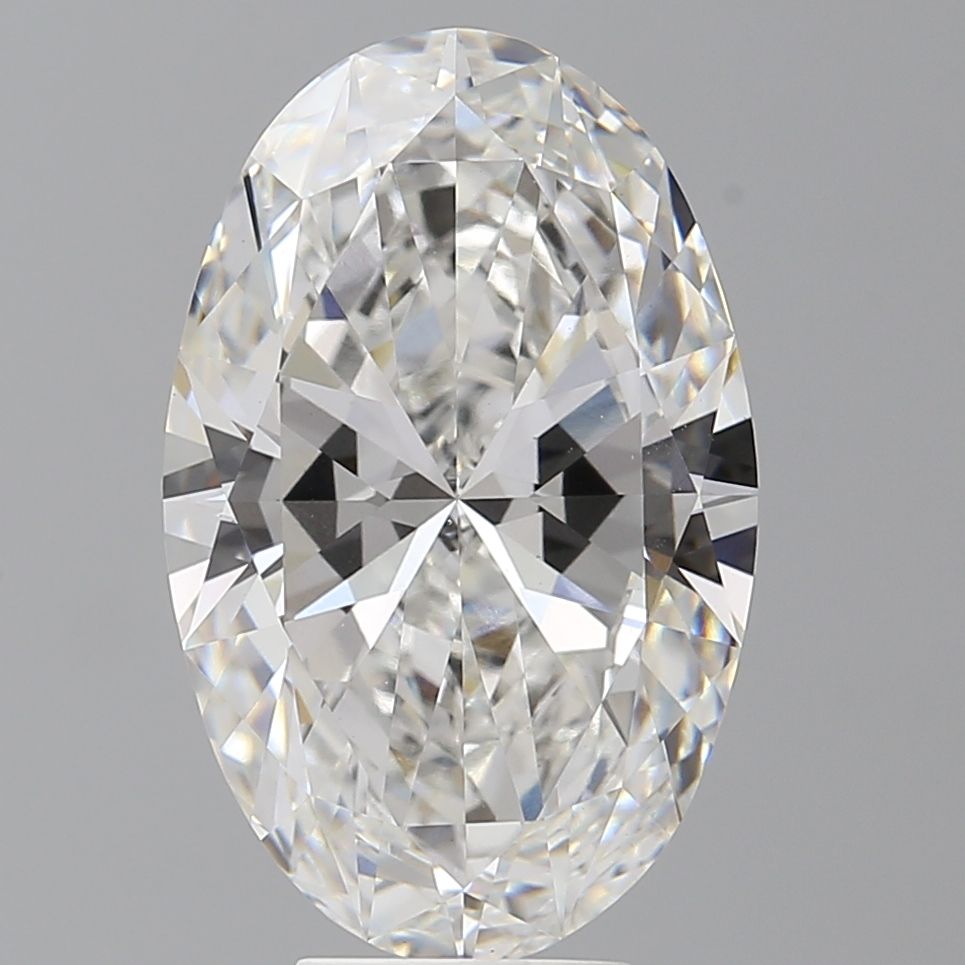 6.55 ct. oval Lab Grown Diamond front image