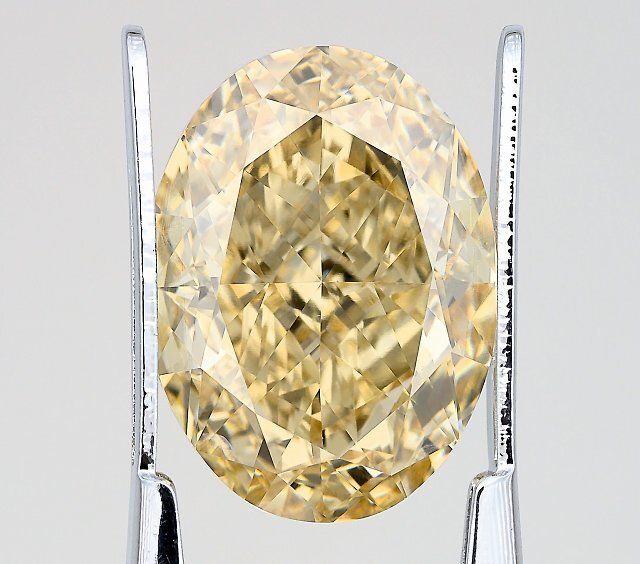 6.02 ct. oval Lab Grown Diamond front image