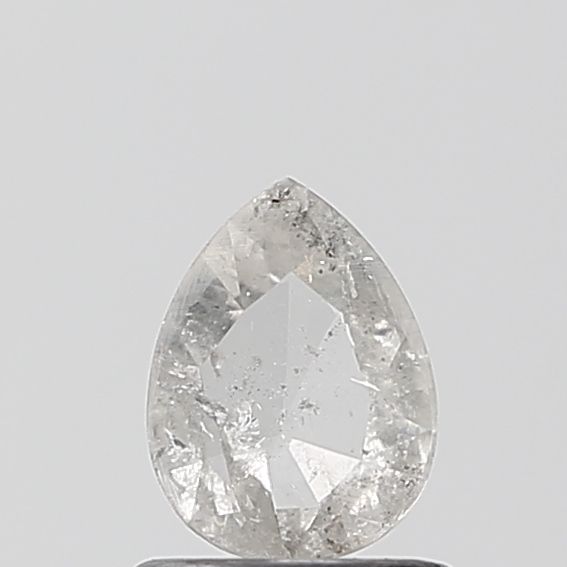 0.37 Carat Pear Diamond Salt and Pepper VVS2