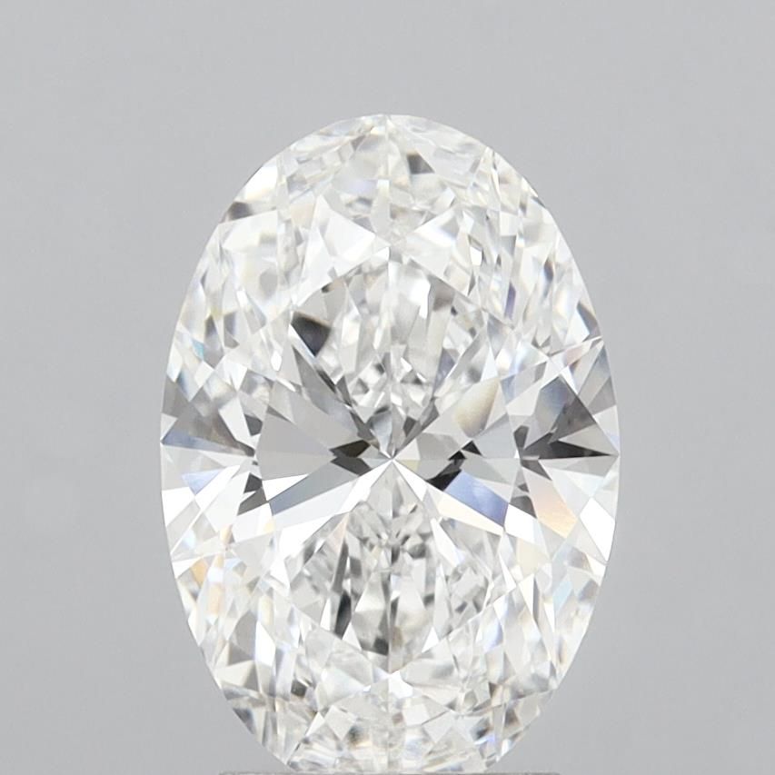 3.02 ct. oval Lab Grown Diamond front image