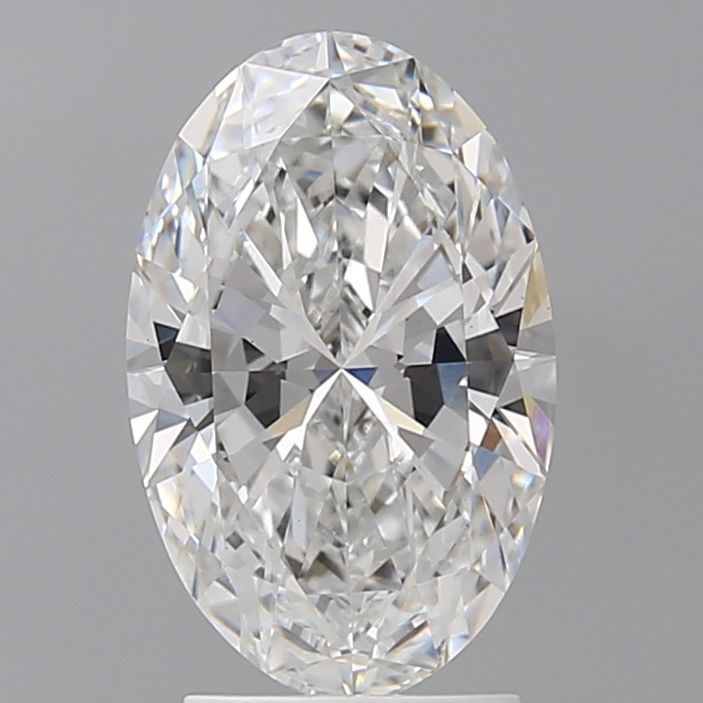 2.57 ct. oval Lab Grown Diamond front image