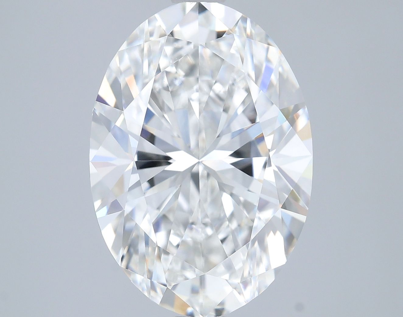 4.08 ct. oval Lab Grown Diamond front image