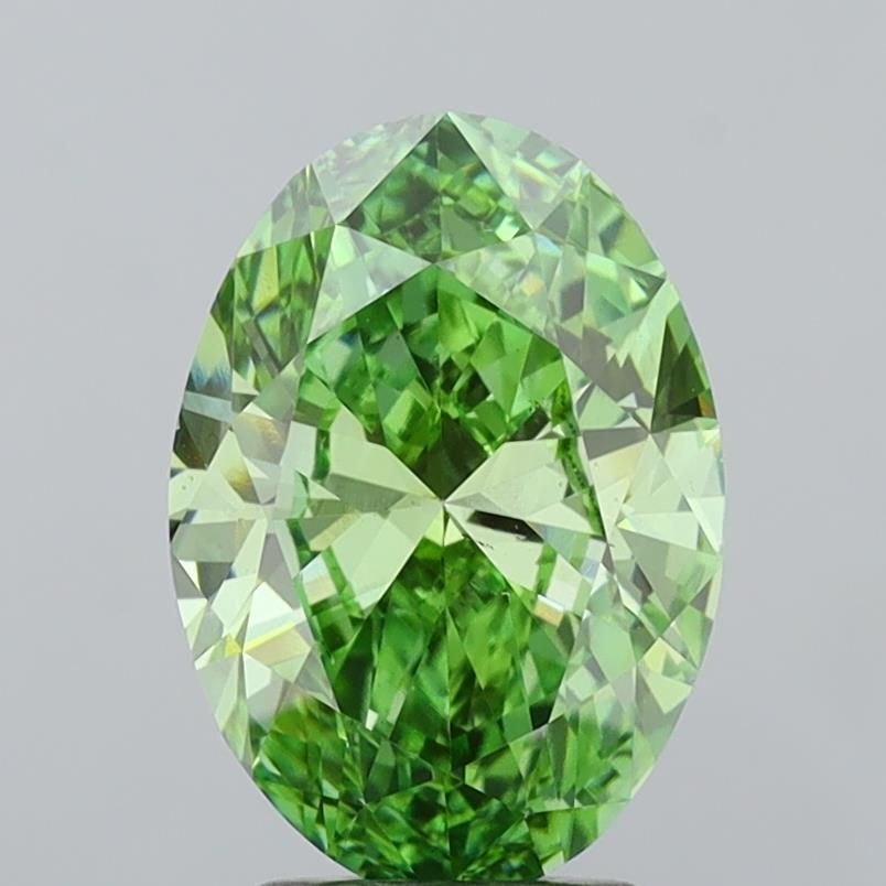 3.01 ct. oval Lab Grown Diamond front image