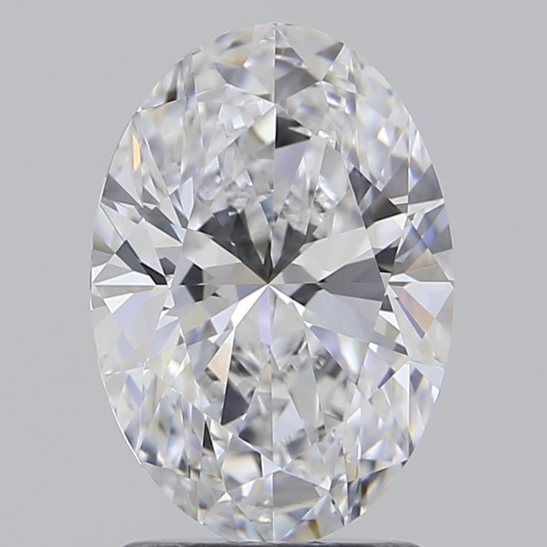 1.69 carat d IF EX Cut IGI oval diamond