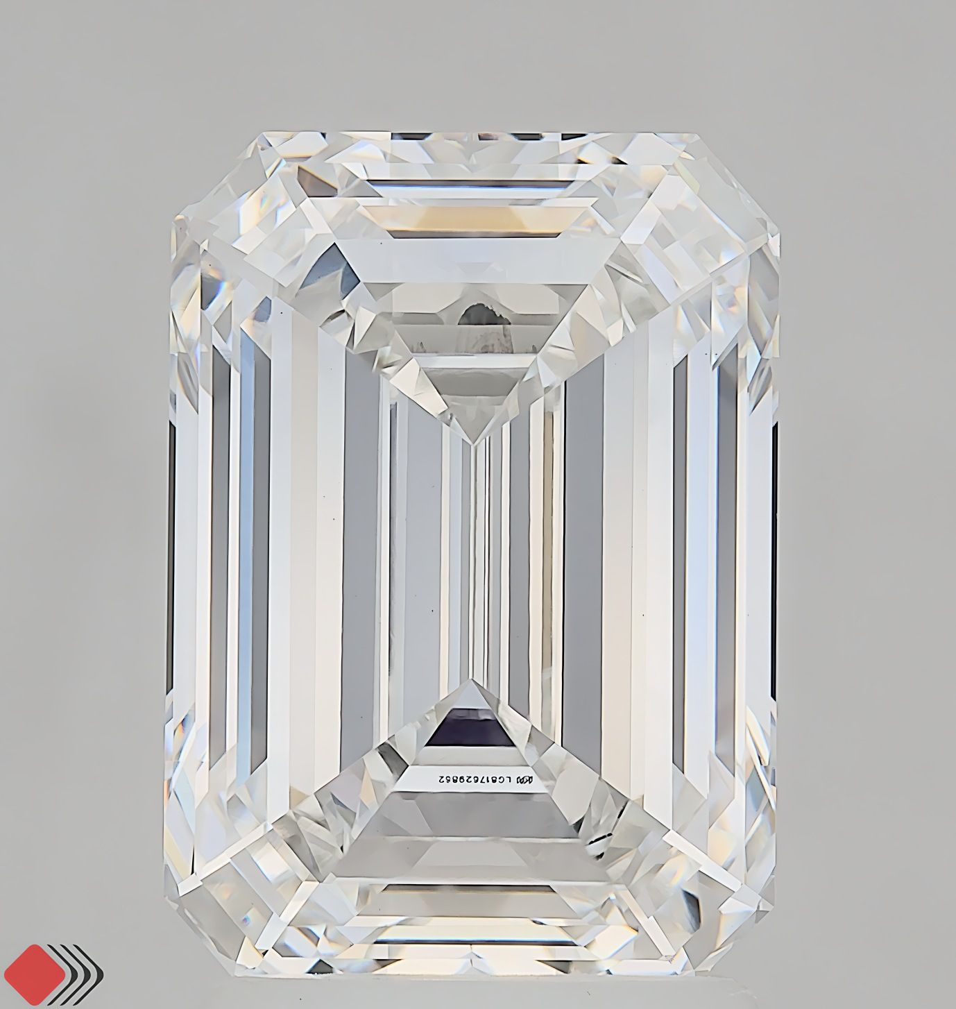 3.04 ct. emerald Lab Grown Diamond front image