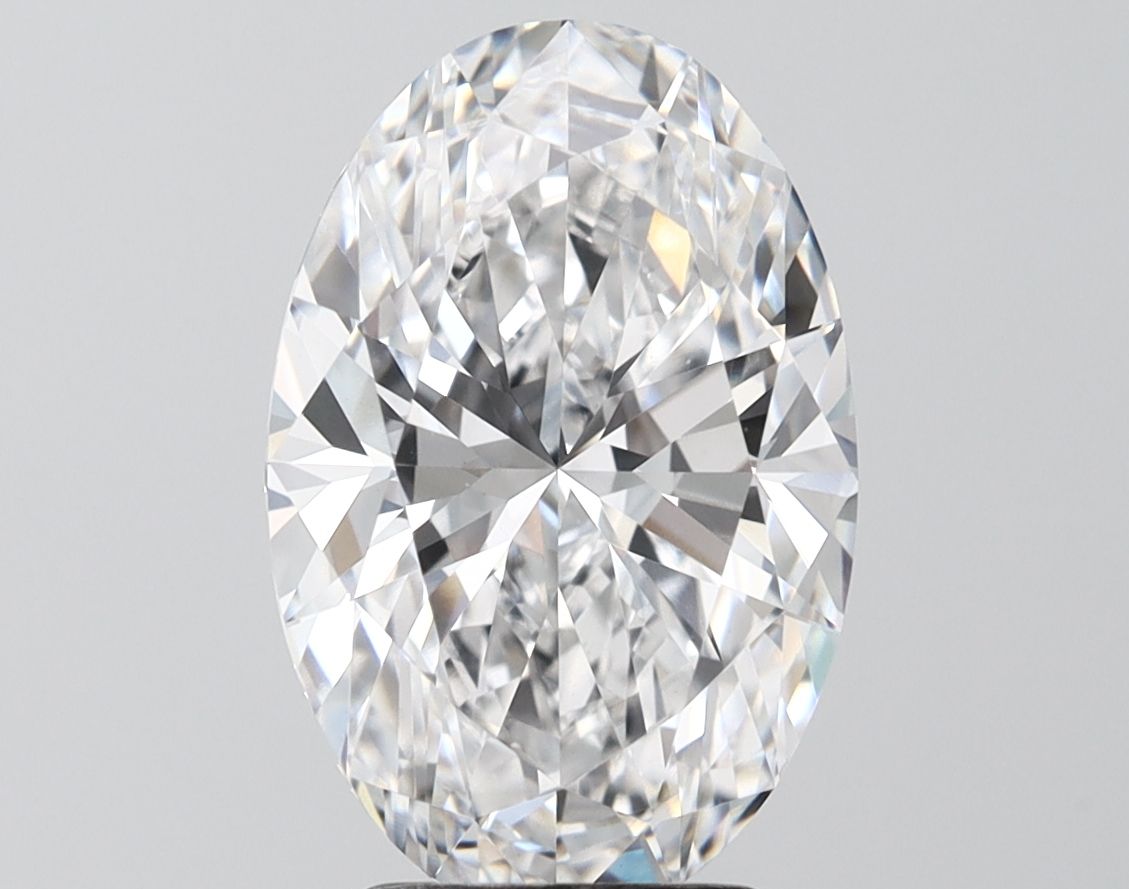 4.10 ct. oval Lab Grown Diamond front image