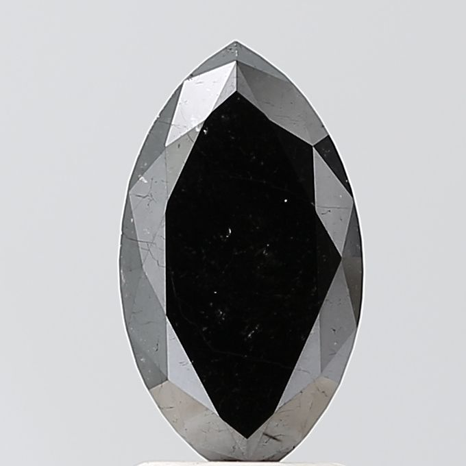 1.83 Carat Marquise Diamond Black VVS2