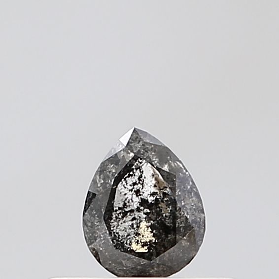 0.31 Carat Pear Diamond Salt and Pepper VVS1