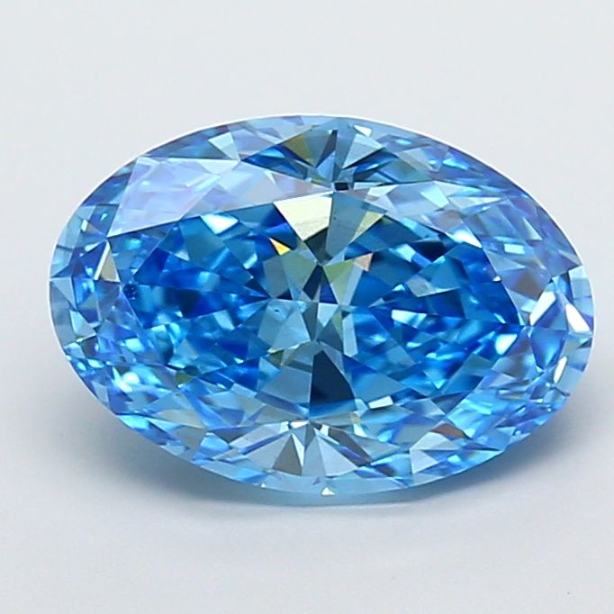 4.08 ct. oval Lab Grown Diamond front image