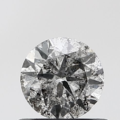 0.52 Carat Round Diamond Salt and Pepper VVS1