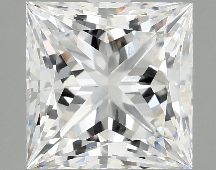 2.10 ct. princess Lab Grown Diamond front image