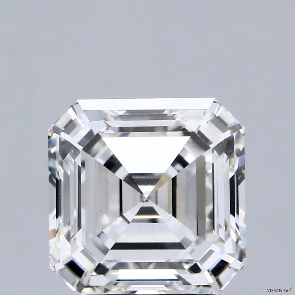 3.07 ct lab-grown Asscher Diamond