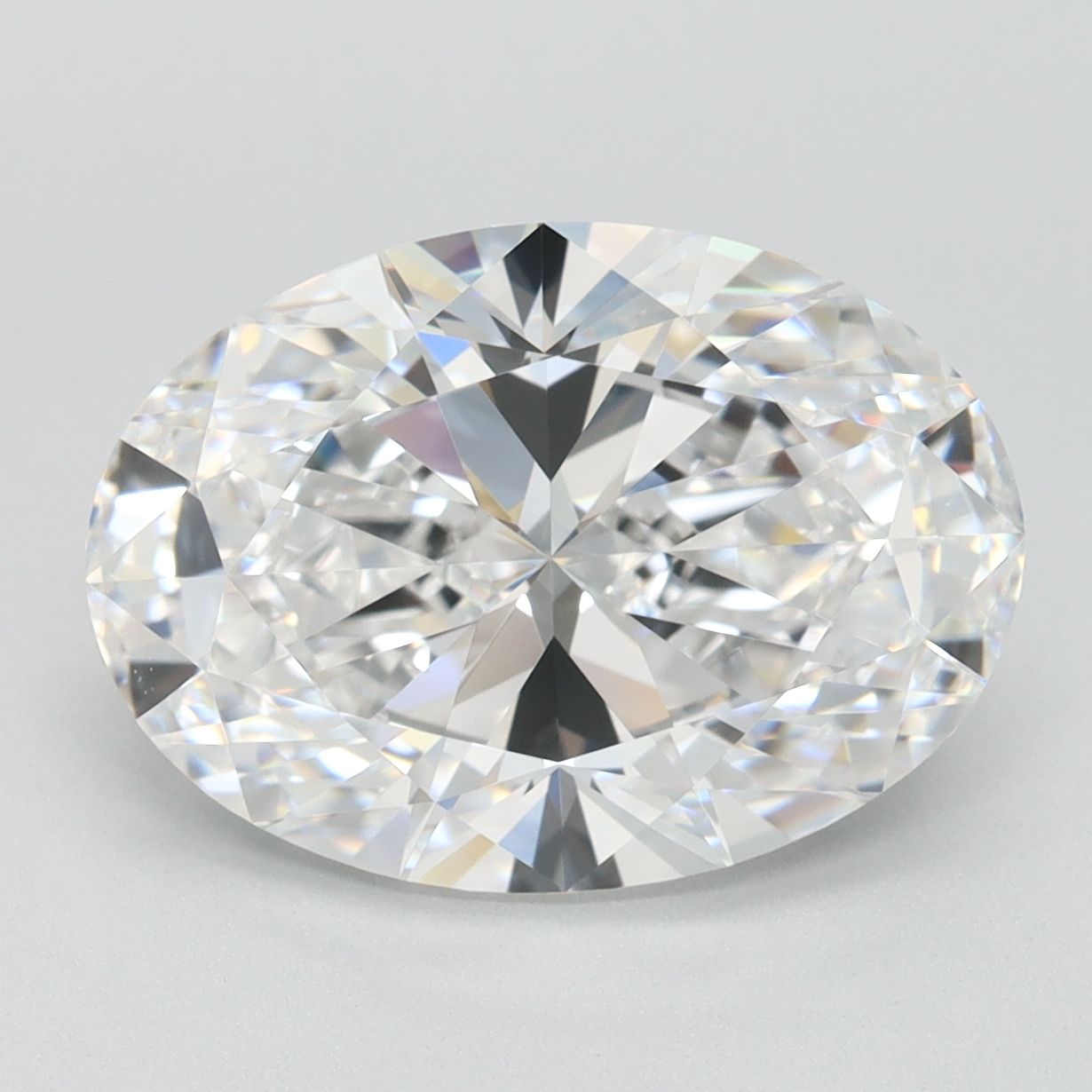 3.90 ct. oval Lab Grown Diamond front image