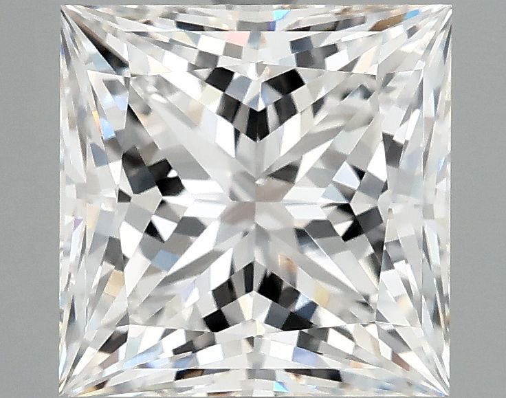 4.18 ct. princess Lab Grown Diamond front image