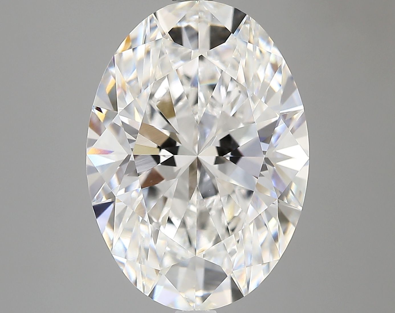 6.09 ct. oval Lab Grown Diamond front image