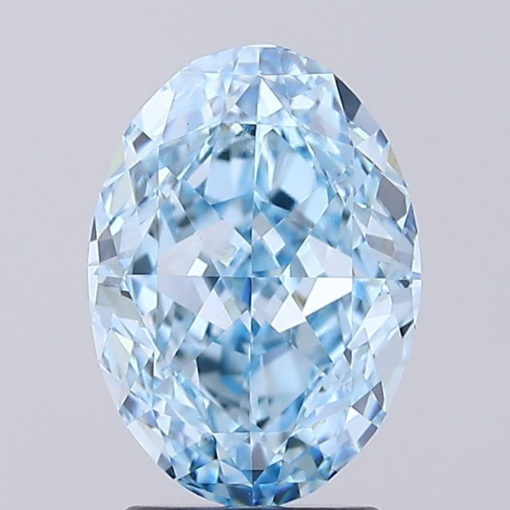 3.01 ct. oval Lab Grown Diamond front image