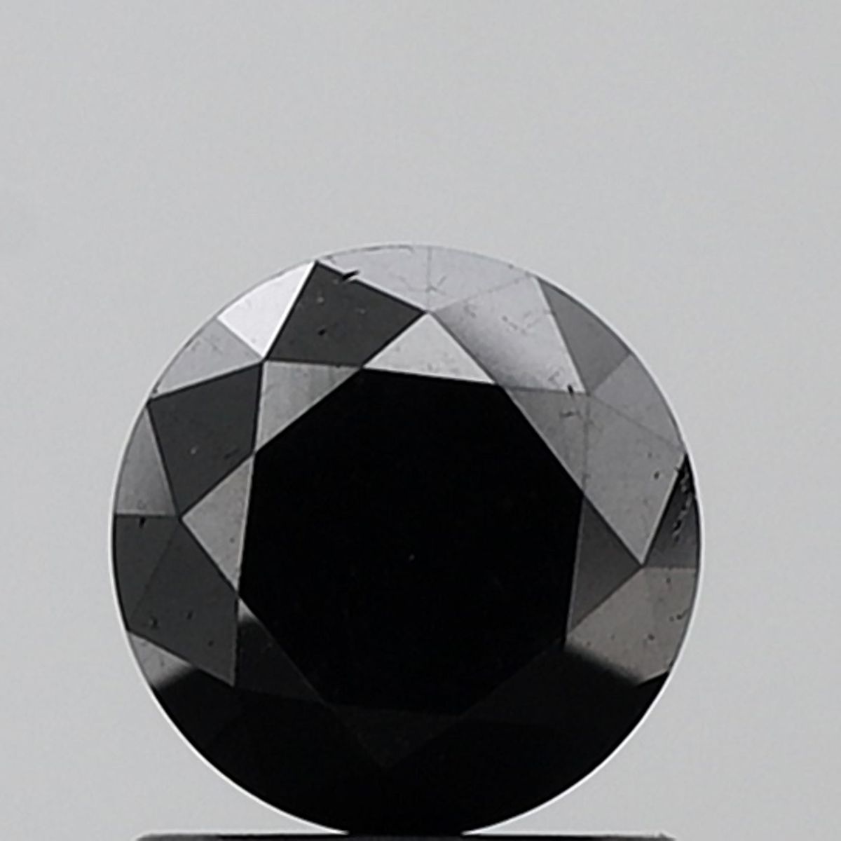 1.24 Carat Round Diamond Fancy Black VS1