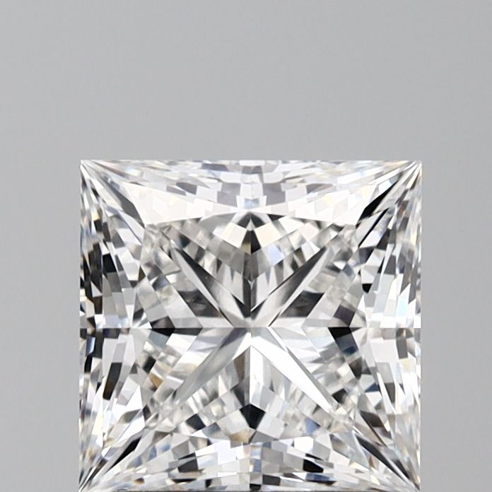 2.10 ct. princess Lab Grown Diamond front image