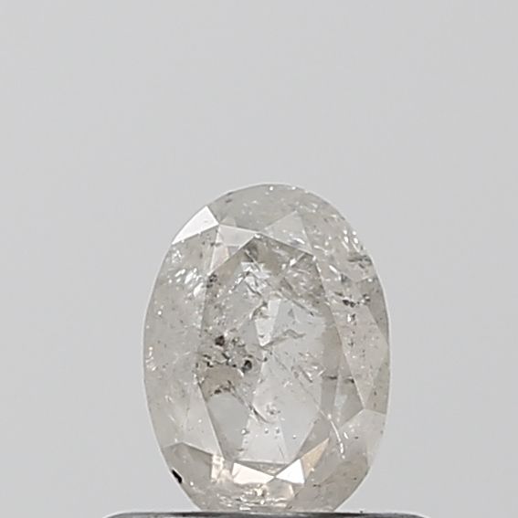 0.47 Carat Oval Diamond Salt and Pepper VS2