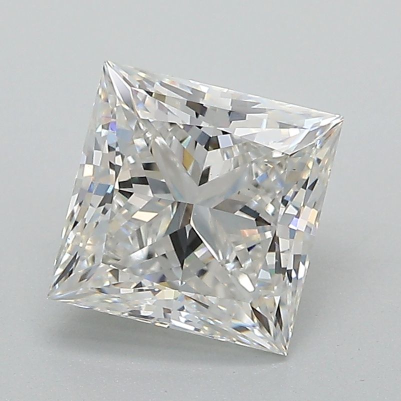 3.02 ct. princess Lab Grown Diamond front image