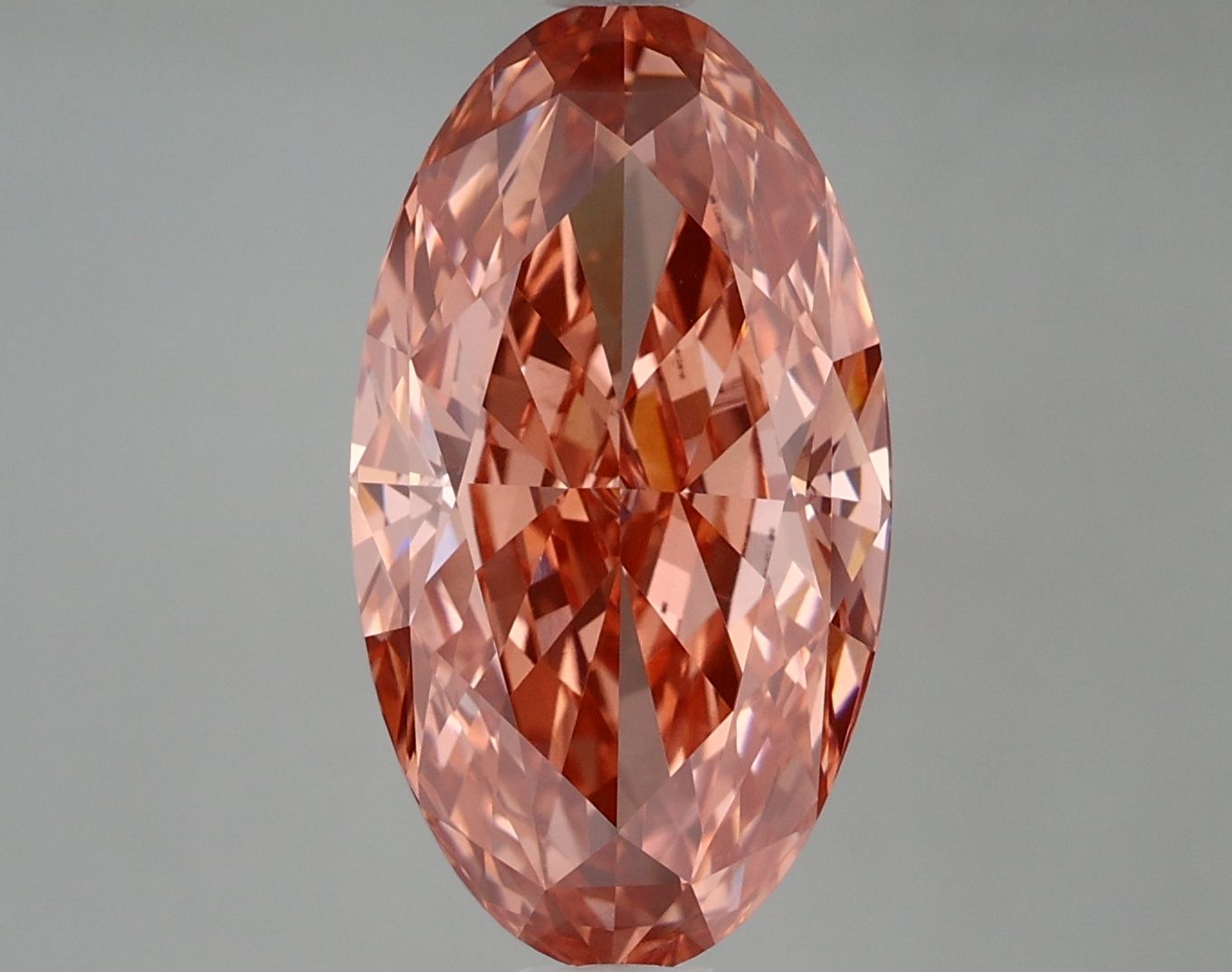 6.20 ct. oval Lab Grown Diamond front image