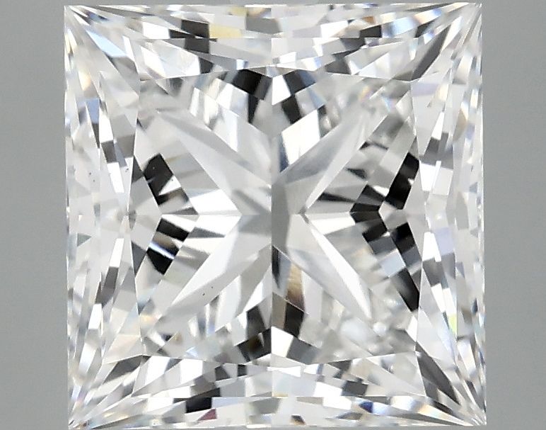 4.14 ct. princess Lab Grown Diamond front image