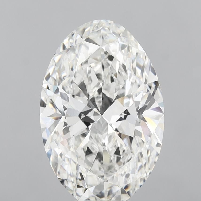 7.04 ct. oval Lab Grown Diamond front image