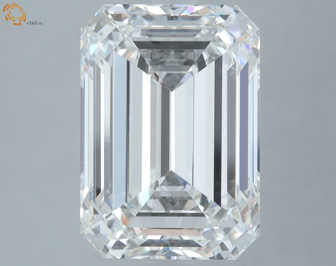 5.42 ct. emerald Lab Grown Diamond front image