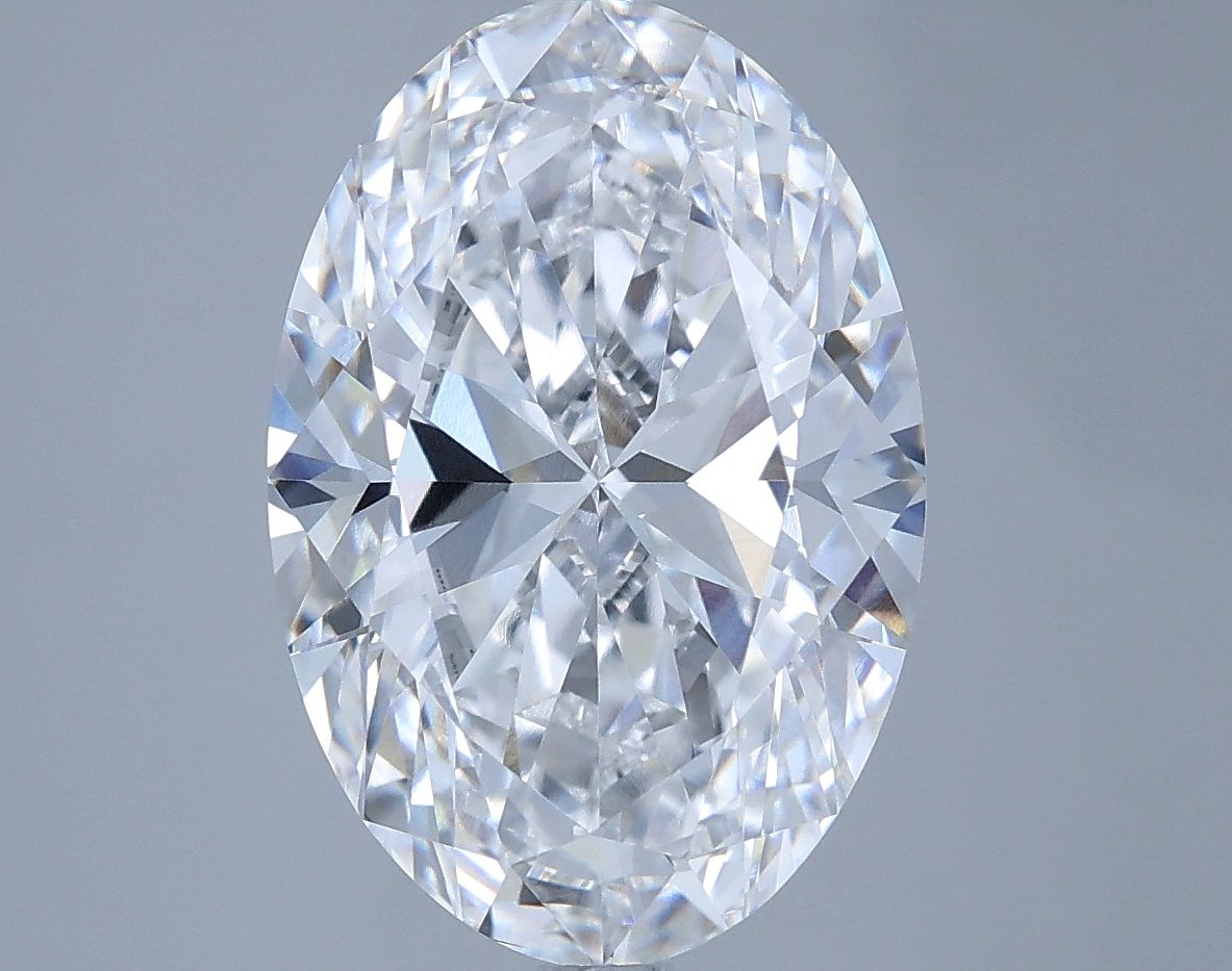 5.30 ct. oval Lab Grown Diamond front image