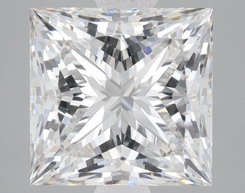 4.02 ct. princess Lab Grown Diamond front image