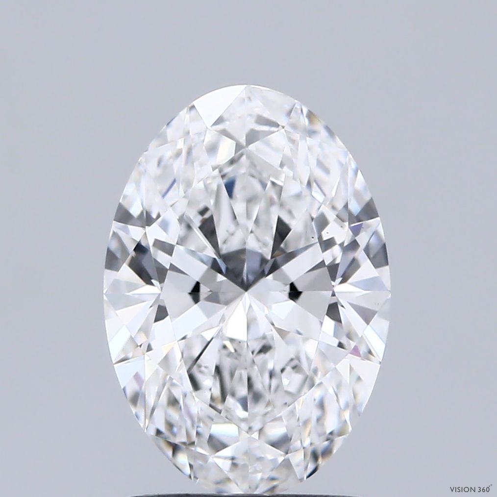 1.76 ct. oval Lab Grown Diamond front image