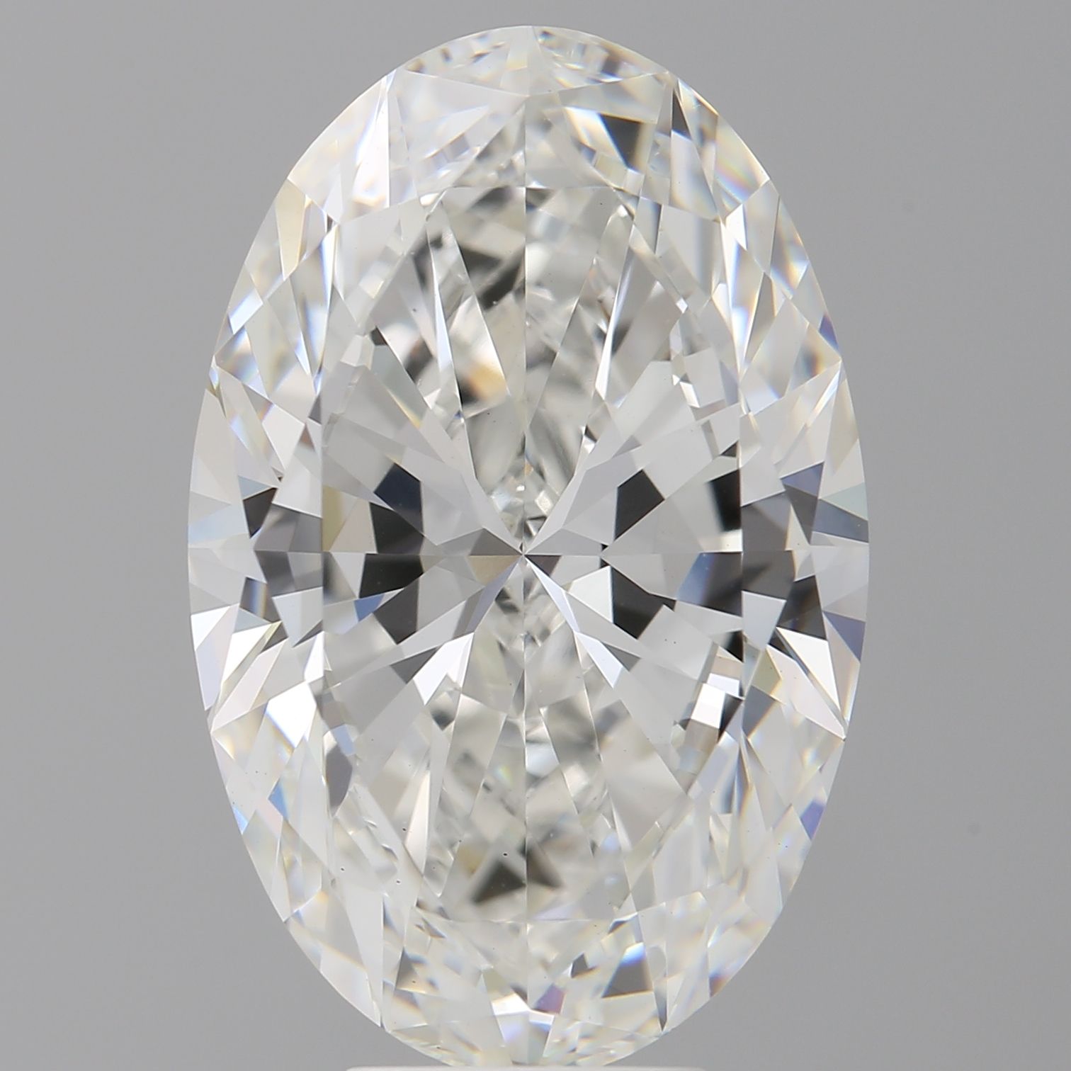 8.10 ct. oval Lab Grown Diamond front image