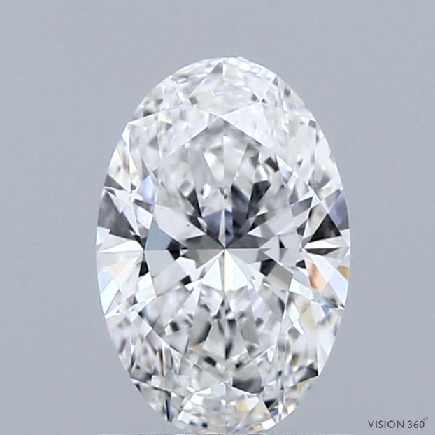 1.04 ct lab-grown Oval Diamond
