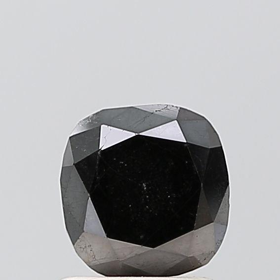 1.54 Carat Cushion brilliant Diamond Fancy Black VS1