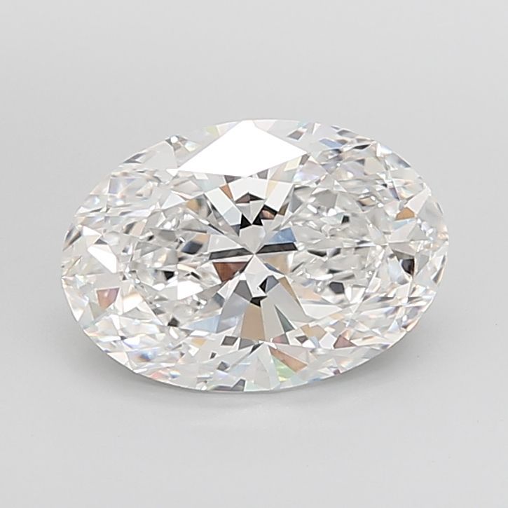 6.09 ct. oval Lab Grown Diamond front image