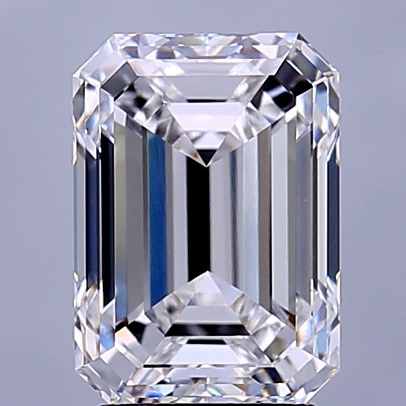 3.02 ct. emerald Lab Grown Diamond front image