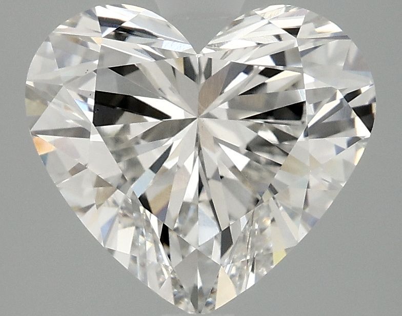 3.01 carat f VVS2 EX Cut IGI heart diamond