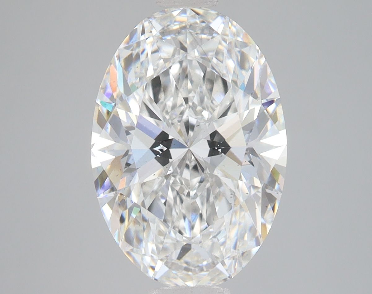 3.75 ct. oval Lab Grown Diamond front image